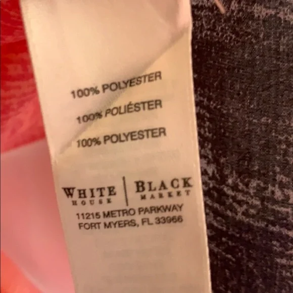 WHBM Colorblock Double Layer Top - Picture 9 of 10